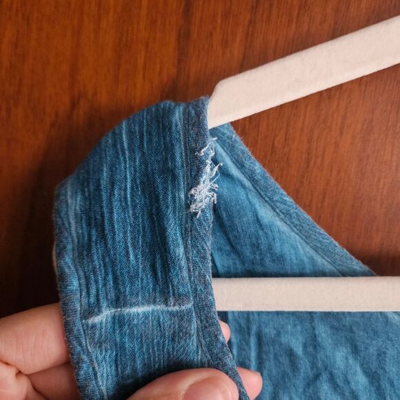 Soft Surroundings Teal Maxi Dress - Picture 4 of 7